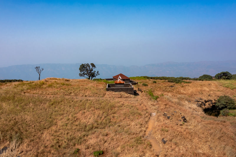 Panoramic views of Sahyadri range, Torna Fort, Pune Maharashtra
