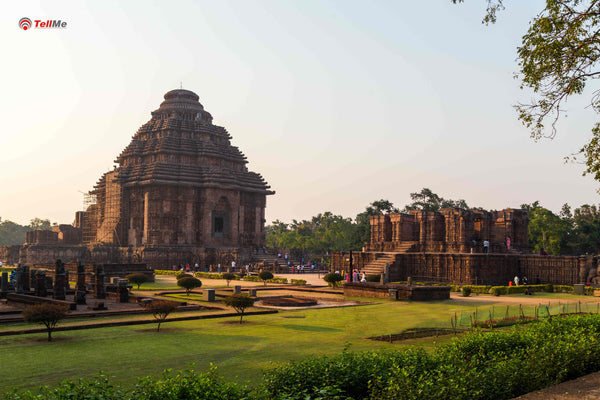 Konark Sun Temple in Orissa is an architectural marvel of ancient India.