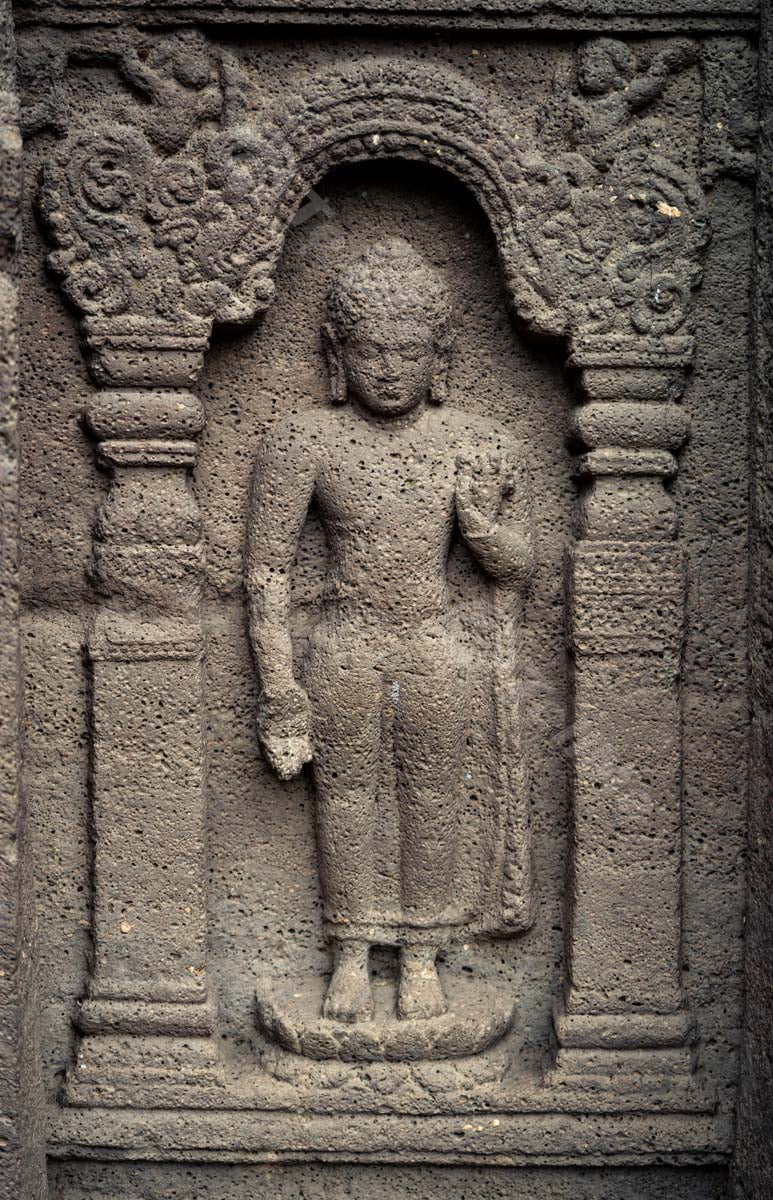 Beautiful Buddha Carving in Ajanta Caves, Aurangabad