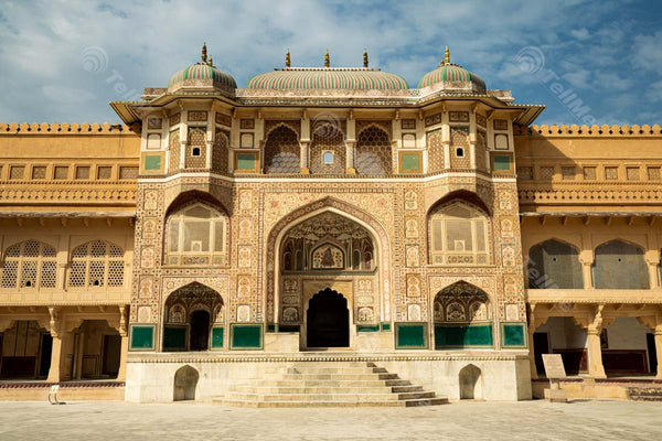 Front View of Amer Fort in Jaipur, Rajasthan