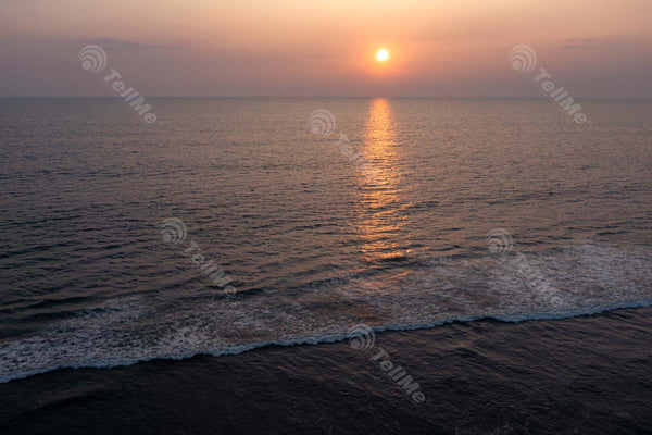Tranquil Delight: Ashwem Beach's Captivating Sunset in Goa