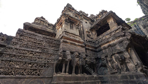 Architectural Marvel: The Mesmerizing Beauty of Kailasa Temple in Ellora Caves, Aurangabad, Maharashtra