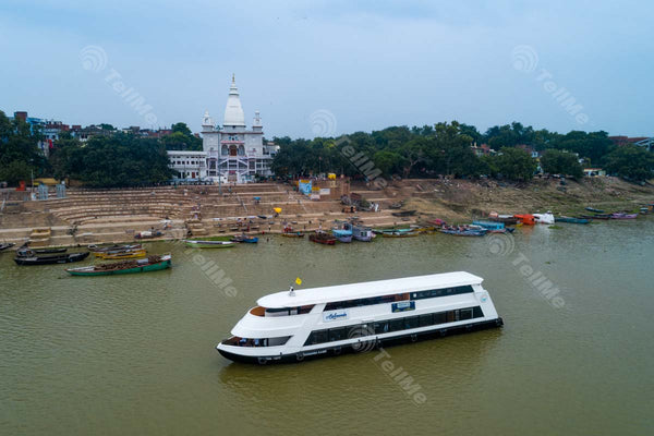 Alaknanda Cruiseline: Journey along Varanasi's Religious and Beautiful Ghats, Assi Ghat, Banaras, Uttar Pradesh