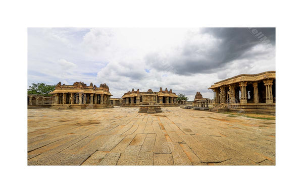 Hampi: A UNESCO World Heritage Site Famous for Its Carved Ruins, Historical Buildings, and Temples in Karnataka, India