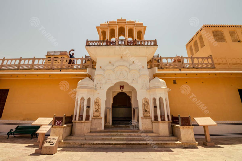 Passage to Splendor: Exploring the Interior of Hawa Mahal - The Palace of the Winds in Jaipur, Rajasthan