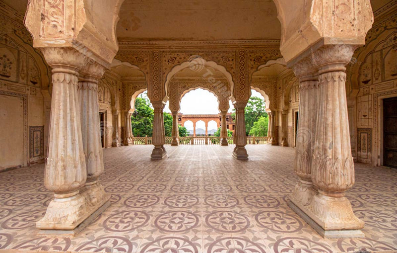 Jaigarh Fort's Exquisite Artistry Pillars: Architectural Marvel in Jaipur, Rajasthan
