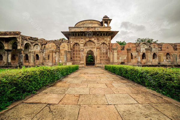 Sacred Beauty: Jama Masjid in Champaner-Pavagadh Archaeological Park, Gujarat