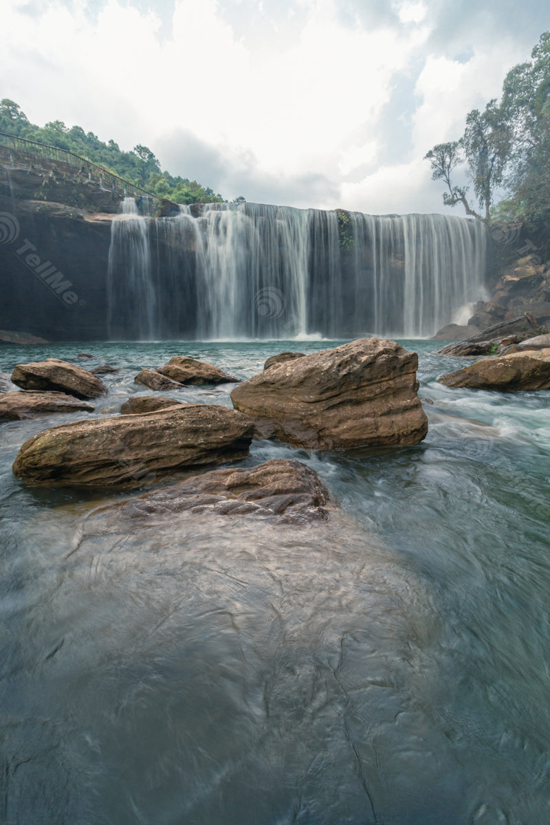 Awe-Inspiring View of Picturesque Krang Suri's Waterfall - a must visit holiday destination in West Jaintia Hills, Meghalaya, India