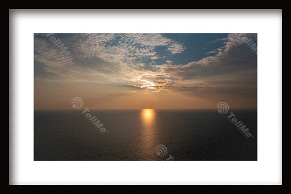Enchanting Horizon: Mesmerizing Sunset at Mandrem Beach, Goa