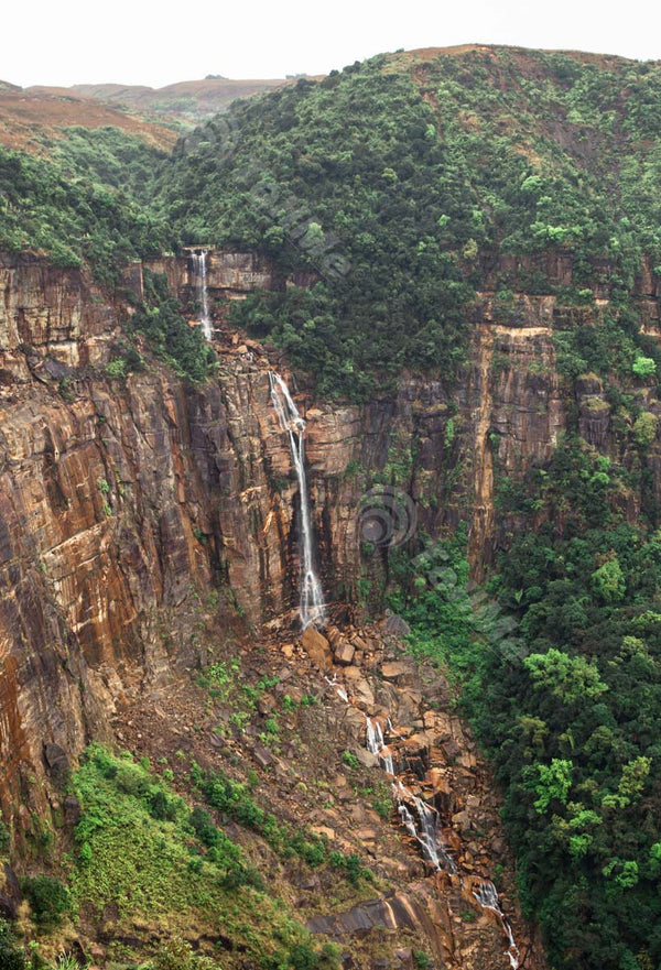 Majestic Wah Ka Bah Falls: Nature's Gem in Cherrapunji, Meghalaya